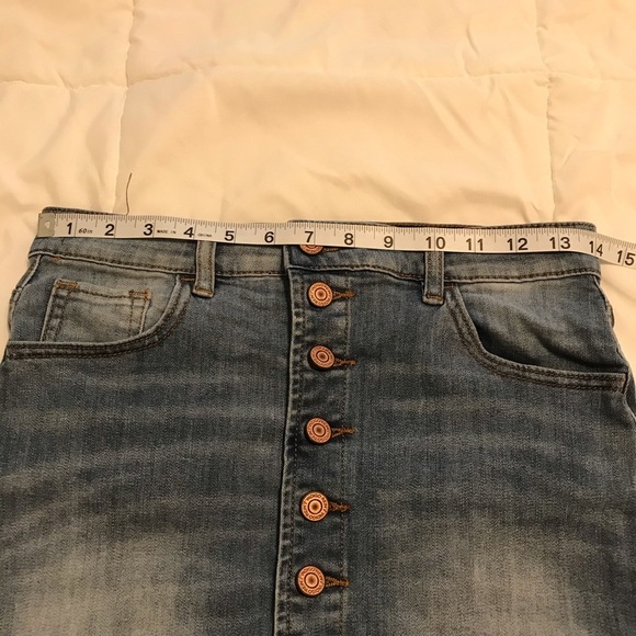 Indigo Rein Jean Mini Skirt - Picture 5 of 6